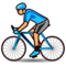 Person Biking - Medium emoji on Emojidex